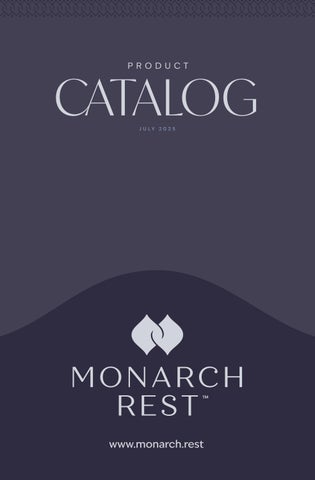 2025 Monarch Rest Catalog