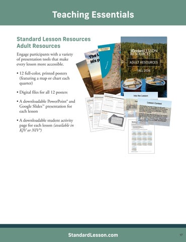 Standard Lesson Quarterly KJV Sample 2026-2027 第 17 页