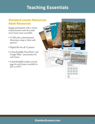 Standard Lesson Quarterly NIV Sample 2026-2027 第 17 页