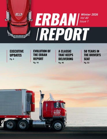 Erban Report | Winter 2026, Vol. 40, Issue 1