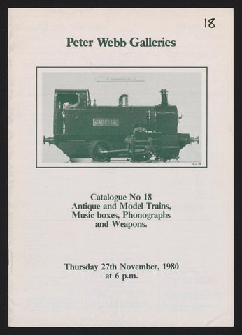 Antique and Model Trains, Music boxes, Phonographs and Weapons