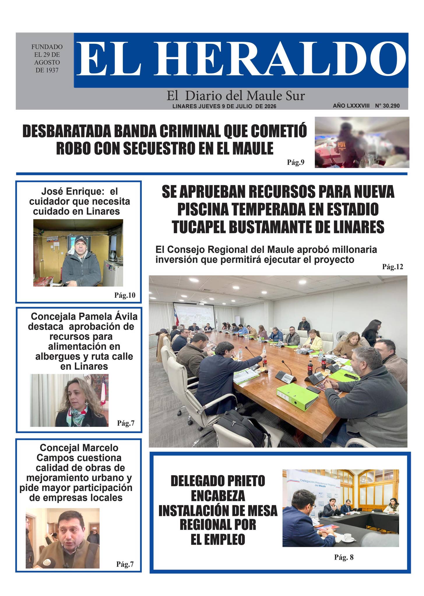Jueves 09 de julio 2026