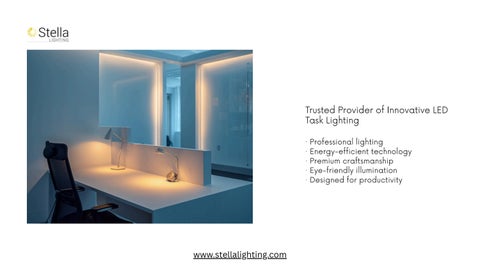 Illuminate Every Workspace with Precision | Stella 灯饰 's 高端 Two 灯饰 台灯 × Flexibl 第 2 页