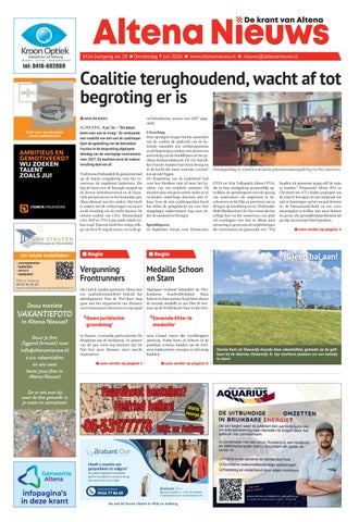 Altena Nieuws 2026 krant 28
