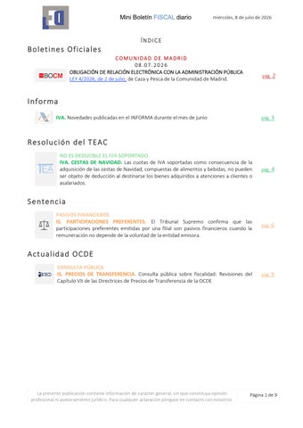 Mini Boletín FISCAL 08/07/2026 - www.gabinetedelaorden.com
