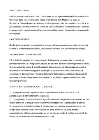 Rio Terà dei Pensieri - Bilancio Sociale 2025 第 6 页