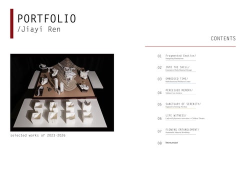 Architecture Portfolio Jiayi Ren 2026.07