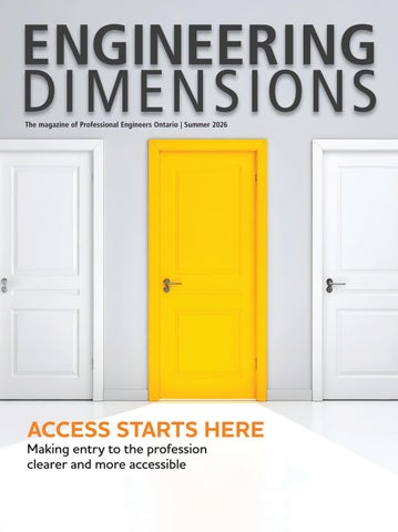 Engineering Dimensions Summer 2026
