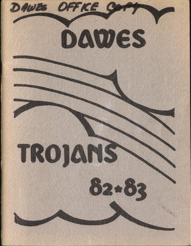 Dawes Middle 1983 Yearbook