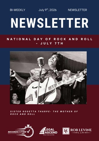 Newsletter - July 9th
