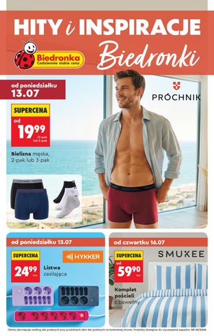 Biedronka gazetka od 13.07 do 29.07.2026