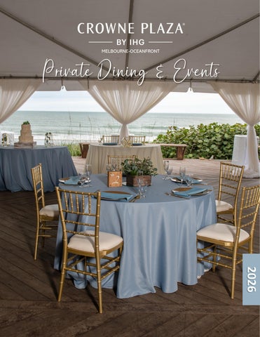 Crowne Plaza Melbourne-Oceanfront Private Dining & Events