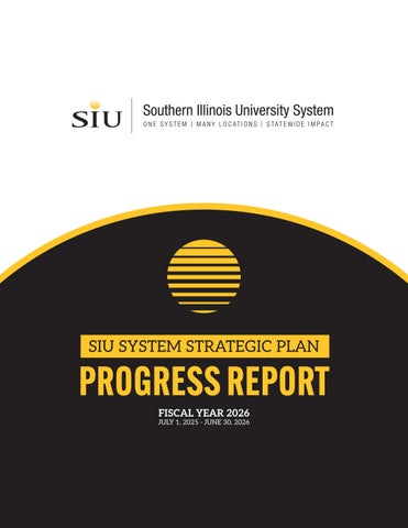 SIU System Strategic Plan Progress Report 2026