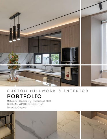Bedman Apolo Ordonez – Custom Millwork & Interior Portfolio