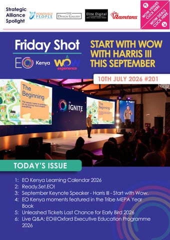 Friday Shot | Issue 201 | 10th July 2026