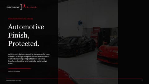 Prestige Classic Auto Care | Premium Automotive Protection & Detailing