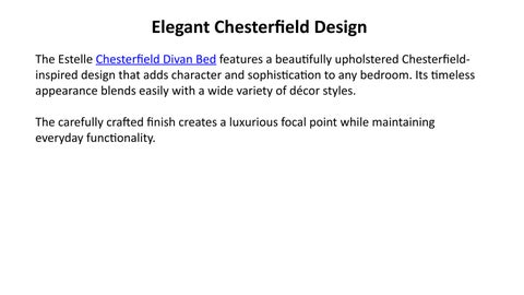 King Size Divan 床 with 收纳 | Estelle Chesterfield Divan 床 | Loft 家居 第 4 页