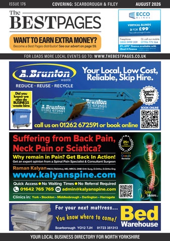 The Best Pages Scarborough & Filey: August 2026