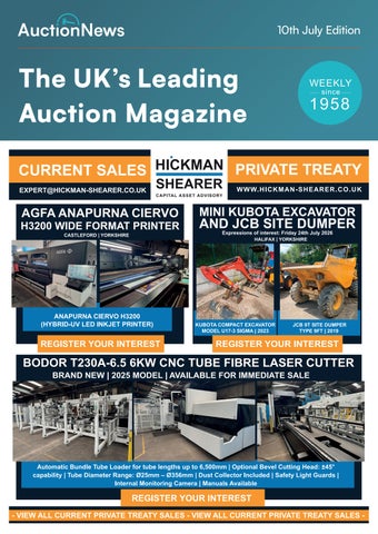 Auction News 10th July 2026
