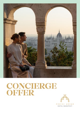 Concierge Offer - Párisi Udvar Hotel Budapest