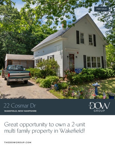 Listing Package & Brochure - 22 Cosmar Dr Wakefield, NH 03872