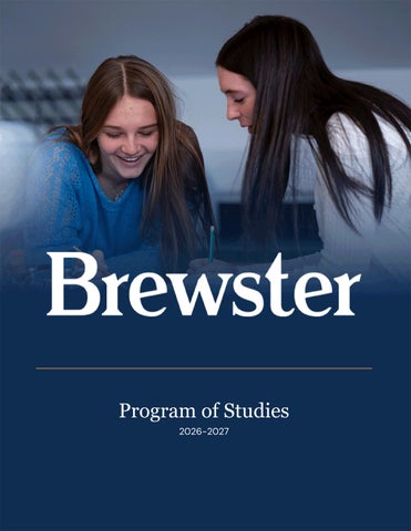 Brewster Program of Studies 