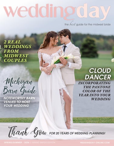 WeddingDay Magazine - Grand Rapids Spring/Summer 2026 Issue