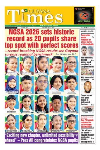 Guyana Times - Saturday, July 11, 2026