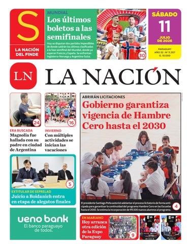 DIARIO LA NACIÓN - EDICIÓN 11.307