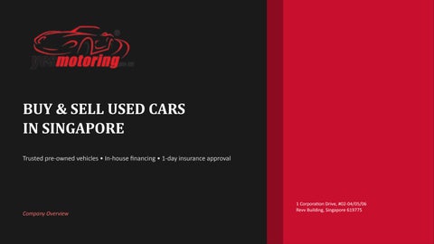 YesMotoring: Best Used Car Showroom in Singapore