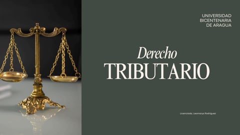 Entramado teórico del Derecho Tributario