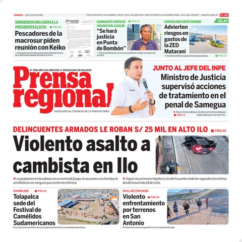 La Prensa Regional – Domingo 12 de julio de 2026
