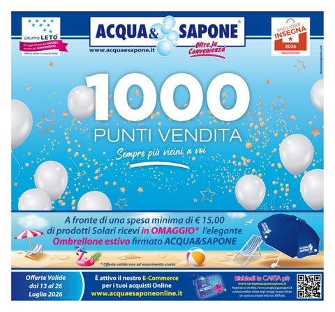 Volantino Acqua&Sapone n.15 - 2026