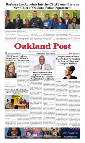 Oakland Post week of July 8 - 14,  2026