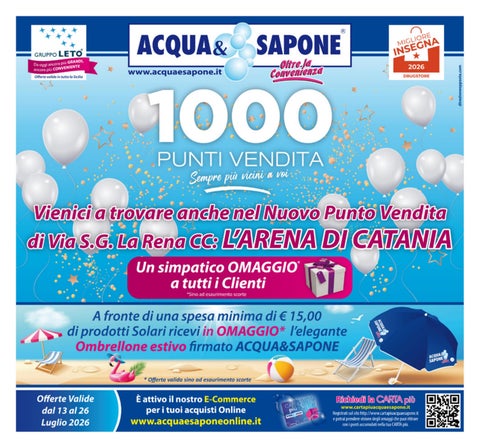 Volantino Acqua&Sapone n.15 - 2026 - S.G.La Rena
