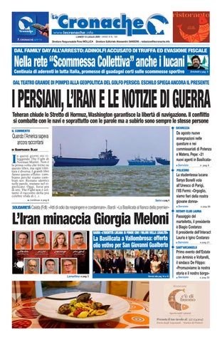 Cronache del 13 luglio 2026