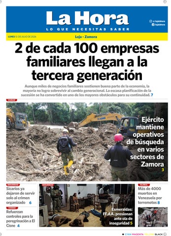 Loja, Lunes 13 Julio 2026