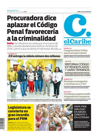 elCaribe 13 Julio 2026