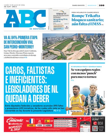 ABC LUNES 13 DE JULIO DE 2026