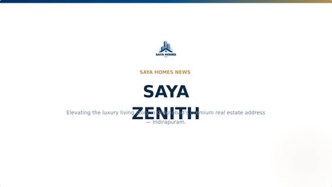 SAYA ZENITH:  Ghaziabad's Finest Address