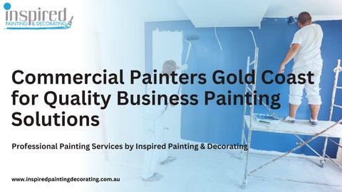 Commercial Painters Gold Coast