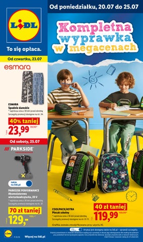 Lidl gazetka od 20.07.2026 do 25.07.2026