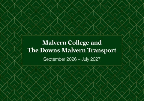 Day Pupil Transport 2026-27  |  Malvern College and The Downs Malvern