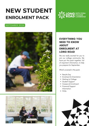 New Student Enrolment Pack 2026