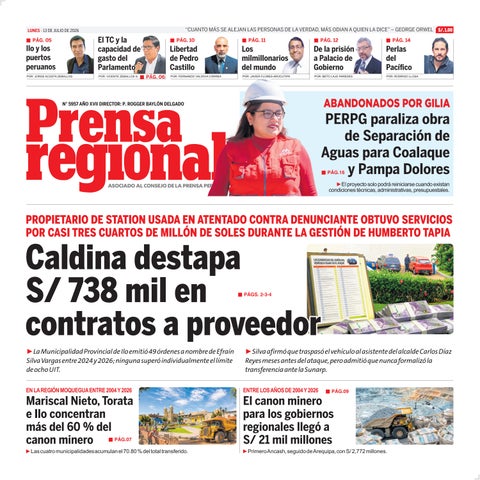 La Prensa Regional – Lunes 13 de julio de 2026