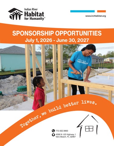 Sponsorship Opportunities Brochure FY2027 -June