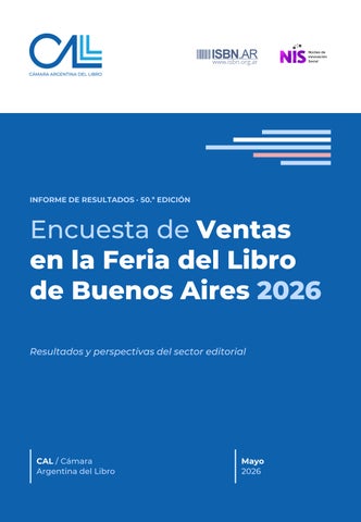 Informe Feria del libro 2026 Buenos Aires