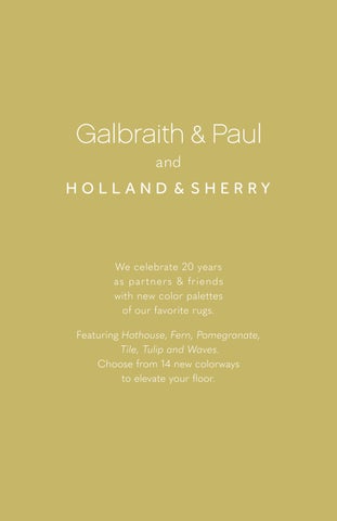 Galbraith × Paul 地毯 家具型录 第 3 页