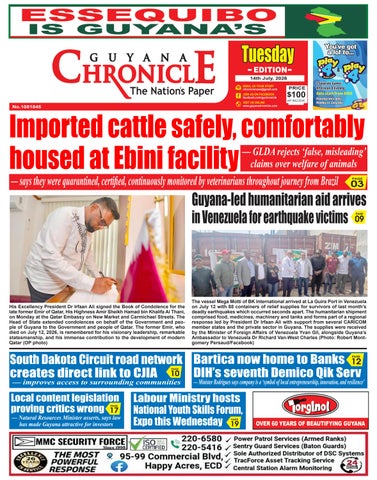 Guyana Chronicle E-Paper 14-07-2026