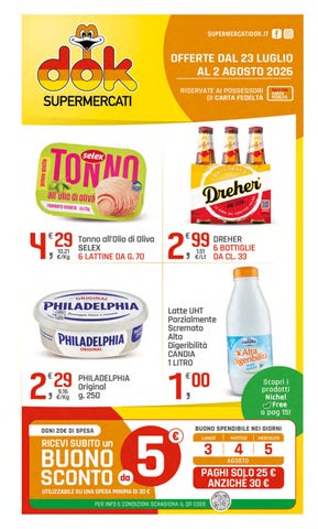 Offerte dal 23 Luglio al 2 Agosto 2026 Dok ex Fallarino: apice, pietrelcina, paduli 